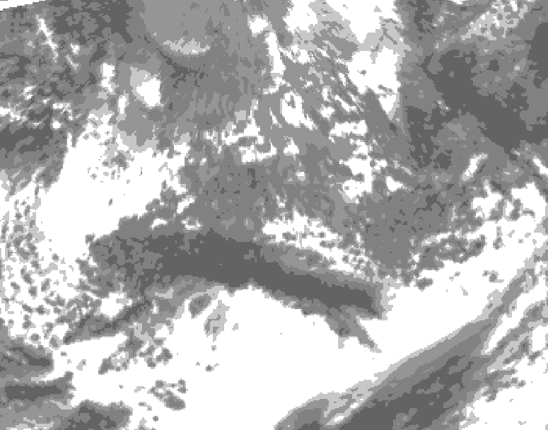 GDPS total cloud 084 hour forecast chart for Canada based on 2026/10/07 0000Z data