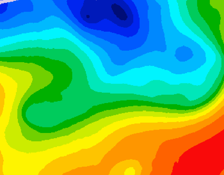 GDPS 500 millibar geopotential height 066 hour forecast chart for Canada based on 2026/10/08 0000Z data