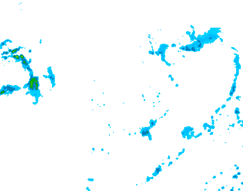 GDPS precipitation 198 hour forecast chart for Canada based on 2026/10/08 0000Z data