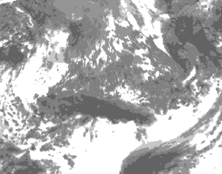 GDPS total cloud 060 hour forecast chart for Canada based on 2026/10/08 0000Z data