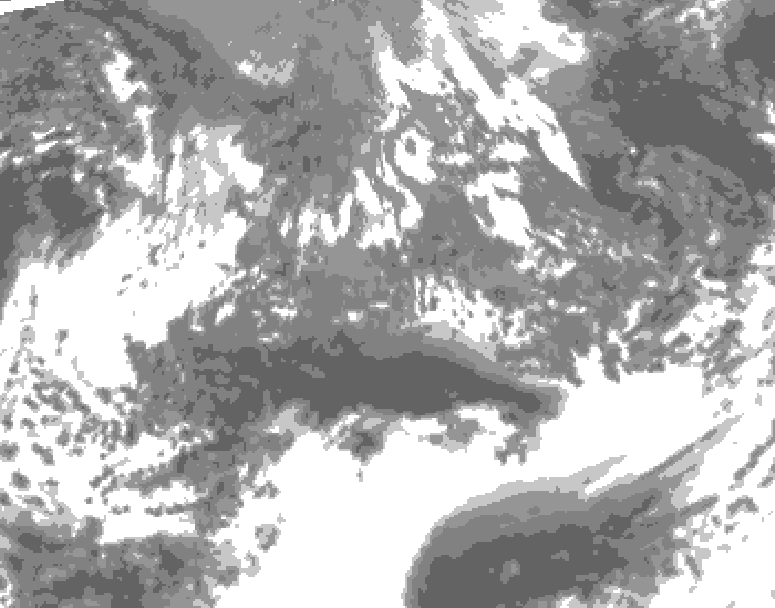 GDPS total cloud 066 hour forecast chart for Canada based on 2026/10/08 0000Z data