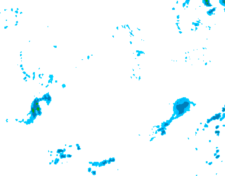 GDPS precipitation 120 hour forecast chart for Canada based on 2026/10/09 0000Z data