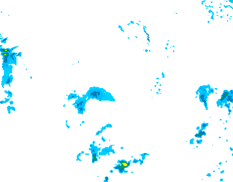 GDPS precipitation 144 hour forecast chart for Canada based on 2026/10/09 0000Z data