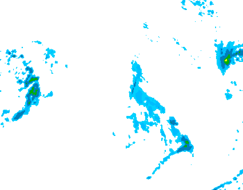 GDPS precipitation 168 hour forecast chart for Canada based on 2026/10/09 1200Z data