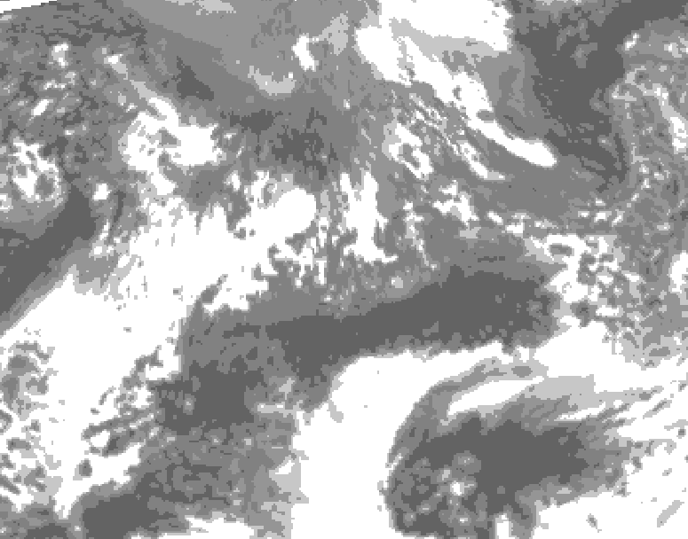 GDPS total cloud 060 hour forecast chart for Canada based on 2026/10/09 0000Z data