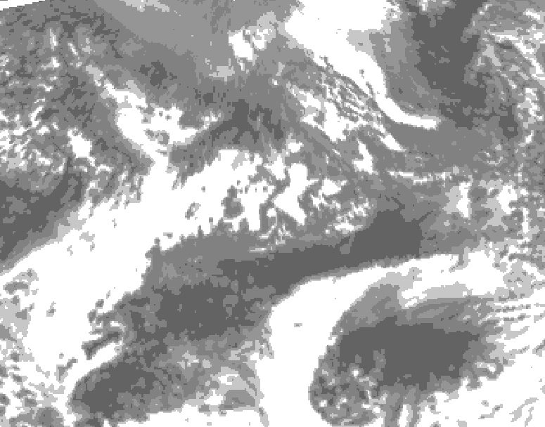 GDPS total cloud 066 hour forecast chart for Canada based on 2026/10/09 0000Z data
