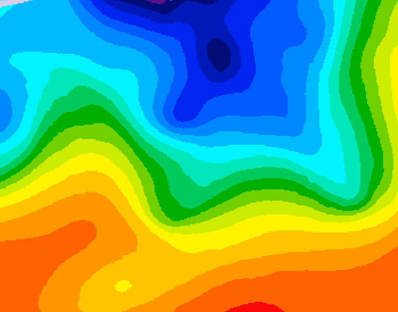 GDPS 500 millibar geopotential height 144 hour forecast chart for Canada based on 2026/10/10 0000Z data
