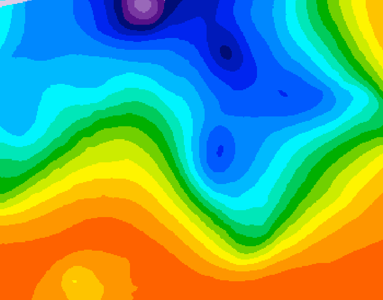GDPS 500 millibar geopotential height 168 hour forecast chart for Canada based on 2026/10/10 0000Z data