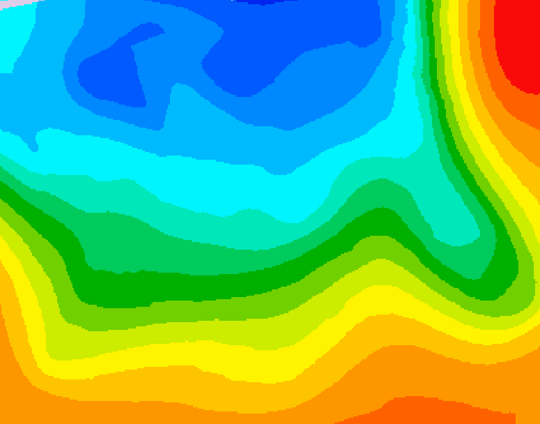 GDPS 500 millibar geopotential height 234 hour forecast chart for Canada based on 2026/10/10 0000Z data