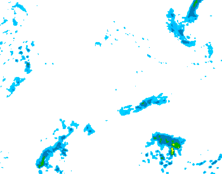 GDPS precipitation 042 hour forecast chart for Canada based on 2026/10/10 0000Z data