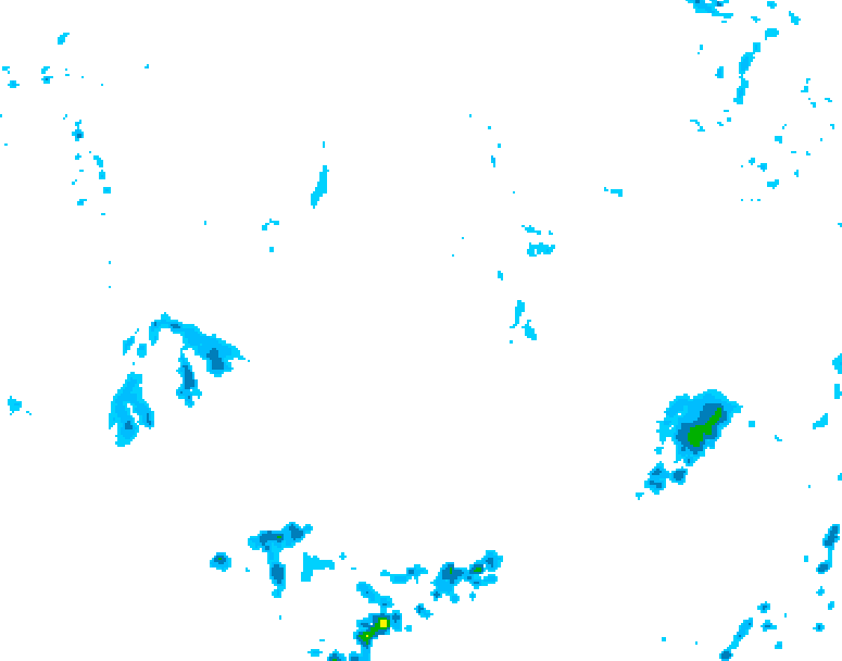 GDPS precipitation 096 hour forecast chart for Canada based on 2026/10/10 1200Z data