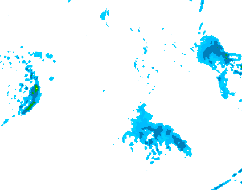 GDPS precipitation 144 hour forecast chart for Canada based on 2026/10/10 1200Z data