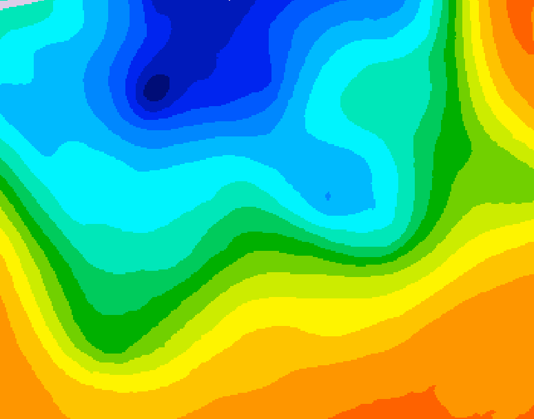 GDPS 500 millibar geopotential height 228 hour forecast chart for Canada based on 2026/10/11 0000Z data