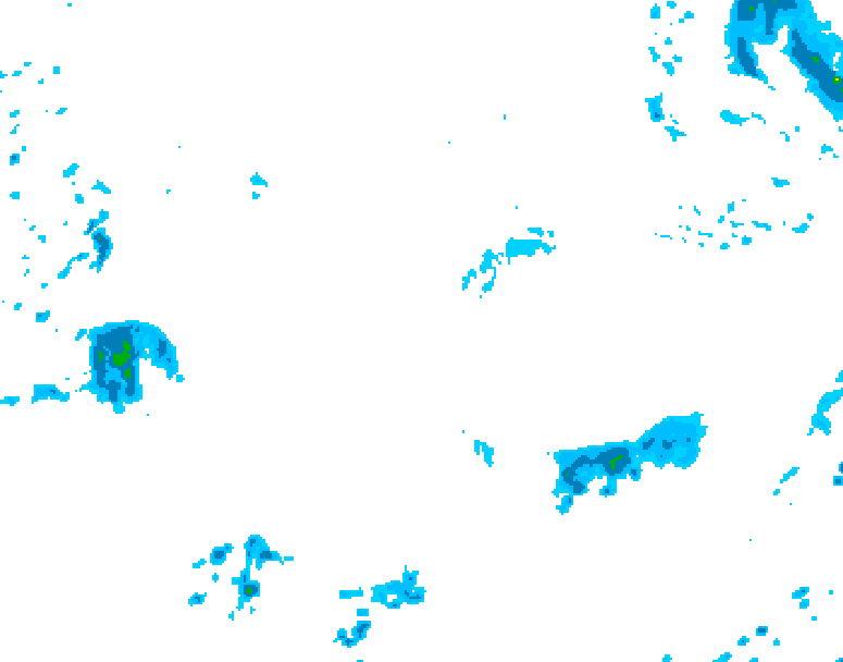 GDPS precipitation 072 hour forecast chart for Canada based on 2026/10/11 0000Z data