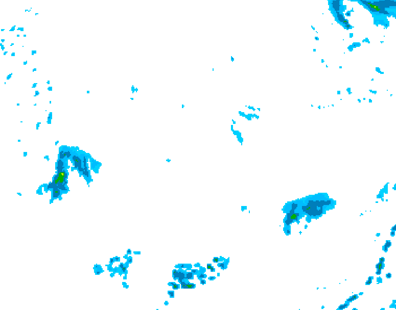 GDPS precipitation 078 hour forecast chart for Canada based on 2026/10/11 0000Z data