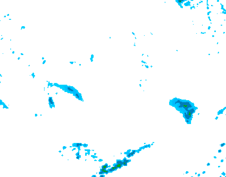GDPS precipitation 090 hour forecast chart for Canada based on 2026/10/11 0000Z data