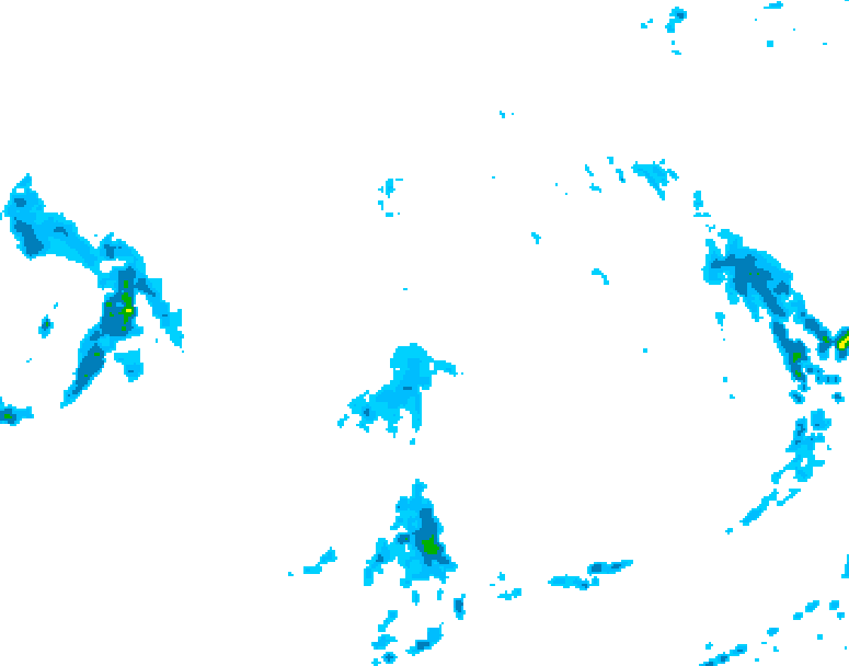 GDPS precipitation 114 hour forecast chart for Canada based on 2026/10/11 0000Z data