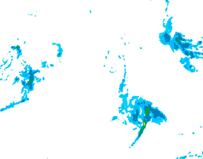 GDPS precipitation 138 hour forecast chart for Canada based on 2026/10/11 0000Z data