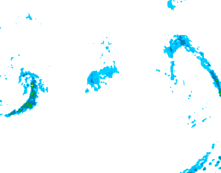 GDPS precipitation 186 hour forecast chart for Canada based on 2026/10/11 0000Z data