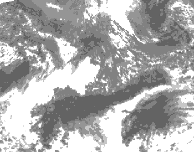 GDPS total cloud 024 hour forecast chart for Canada based on 2026/10/11 0000Z data