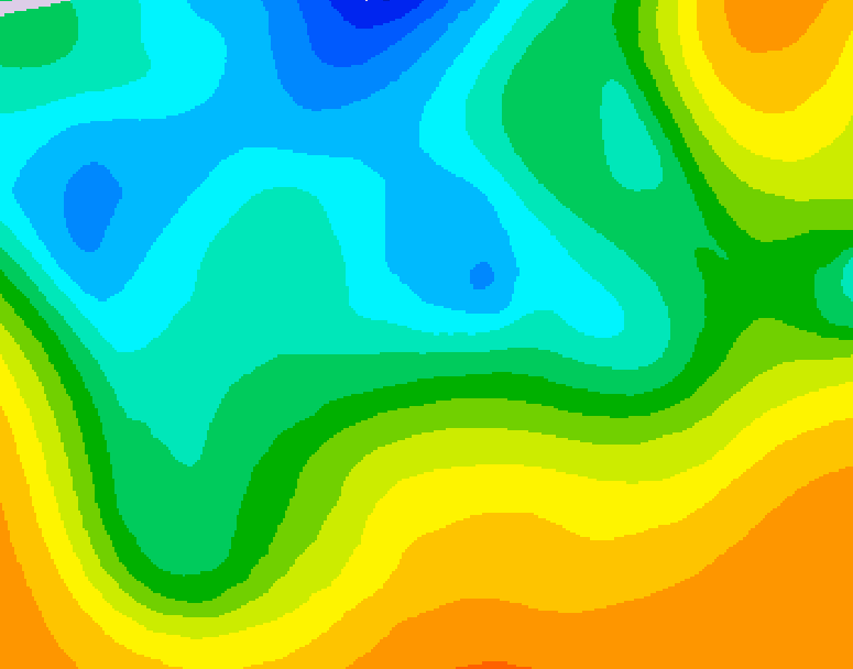 GDPS 500 millibar geopotential height 210 hour forecast chart for Canada based on 2026/10/12 0000Z data