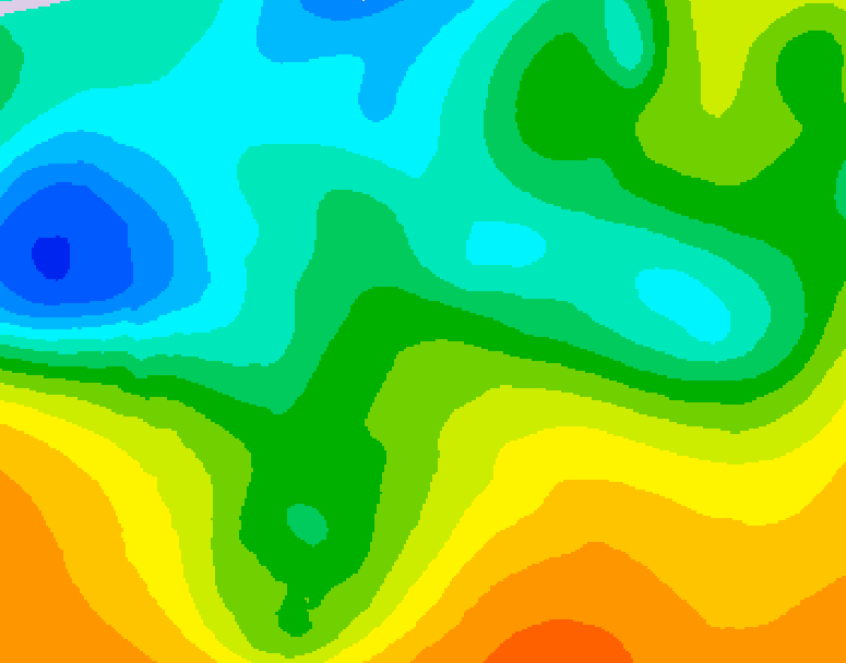GDPS 500 millibar geopotential height 240 hour forecast chart for Canada based on 2026/10/12 0000Z data