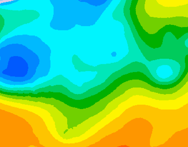 GDPS 500 millibar geopotential height 228 hour forecast chart for Canada based on 2026/10/12 1200Z data
