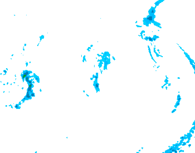 GDPS precipitation 168 hour forecast chart for Canada based on 2026/10/12 0000Z data