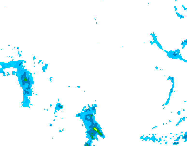 GDPS precipitation 228 hour forecast chart for Canada based on 2026/10/12 0000Z data