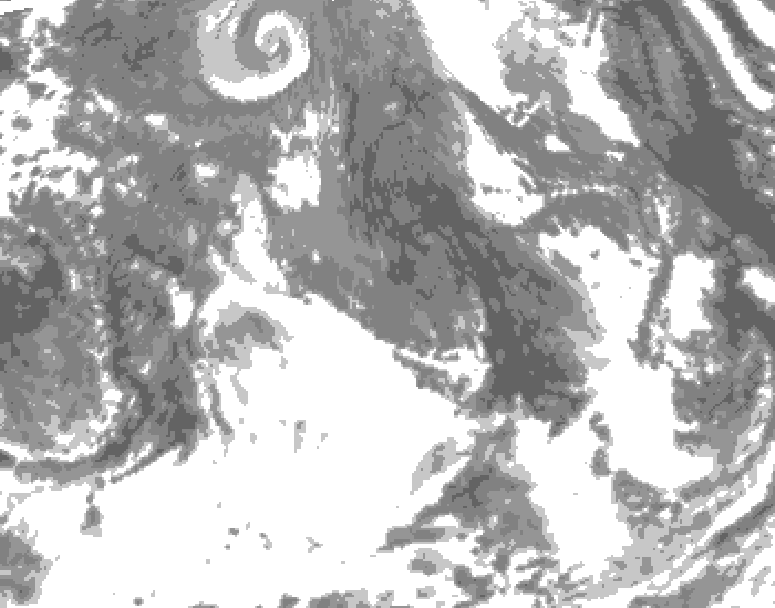 GDPS total cloud 168 hour forecast chart for Canada based on 2026/10/12 1200Z data