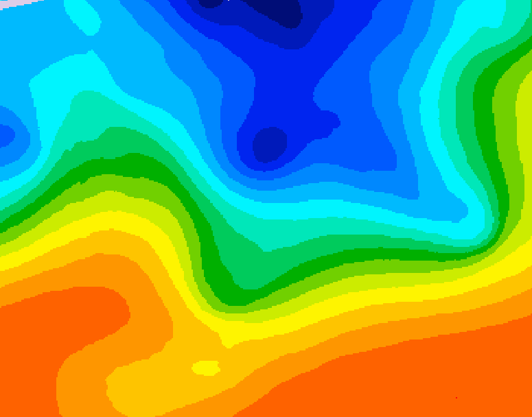 GDPS 500 millibar geopotential height 066 hour forecast chart for Canada based on 2026/10/13 0000Z data