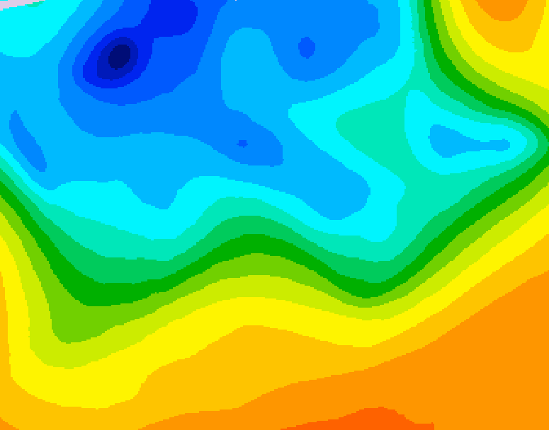 GDPS 500 millibar geopotential height 174 hour forecast chart for Canada based on 2026/10/13 0000Z data