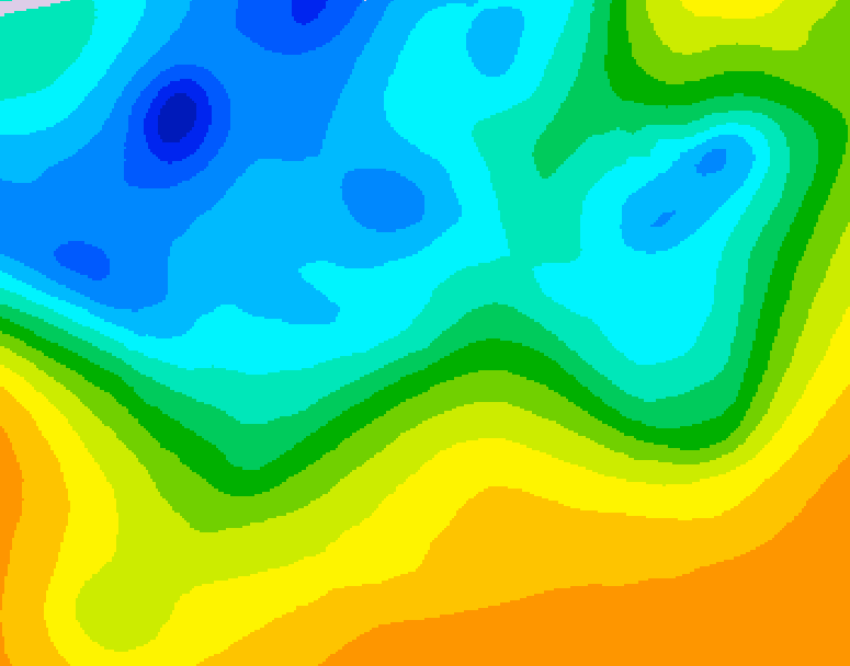 GDPS 500 millibar geopotential height 192 hour forecast chart for Canada based on 2026/10/13 0000Z data