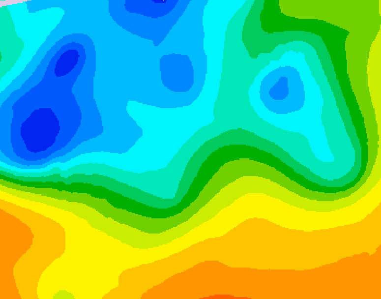 GDPS 500 millibar geopotential height 210 hour forecast chart for Canada based on 2026/10/13 0000Z data