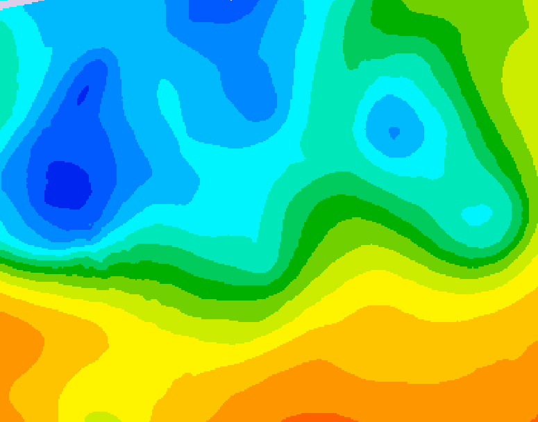 GDPS 500 millibar geopotential height 216 hour forecast chart for Canada based on 2026/10/13 0000Z data