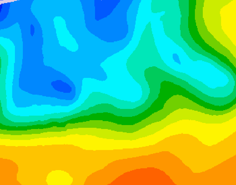 GDPS 500 millibar geopotential height 234 hour forecast chart for Canada based on 2026/10/13 0000Z data