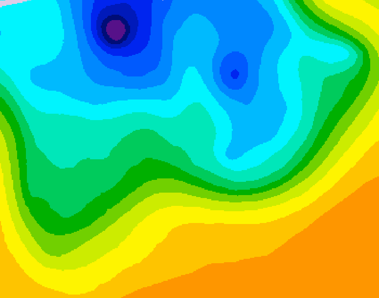 GDPS 500 millibar geopotential height 168 hour forecast chart for Canada based on 2026/10/13 1200Z data