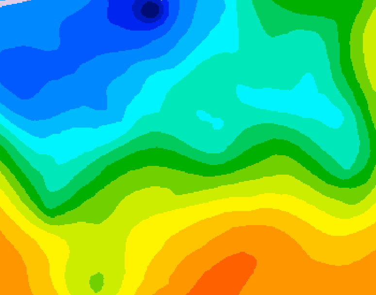 GDPS 500 millibar geopotential height 228 hour forecast chart for Canada based on 2026/10/13 1200Z data