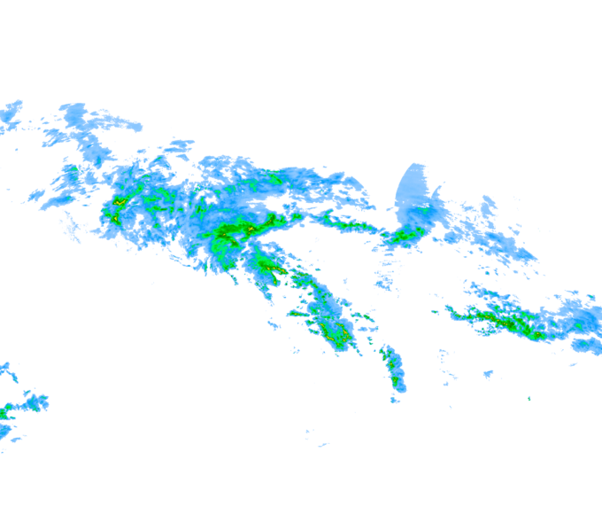 Weather radar data valid at 2026/10/13 00:54 UTC