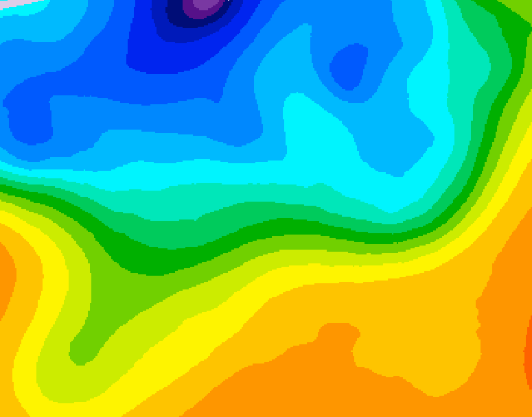 GDPS 500 millibar geopotential height 168 hour forecast chart for Canada based on 2026/10/14 0000Z data