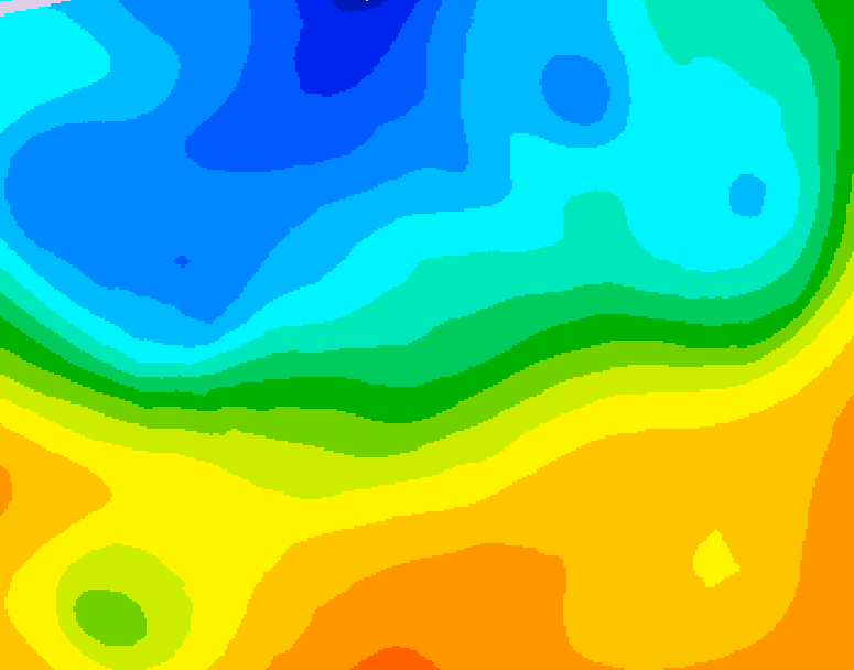 GDPS 500 millibar geopotential height 192 hour forecast chart for Canada based on 2026/10/14 0000Z data
