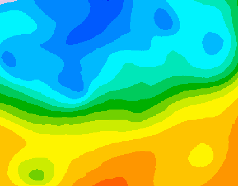 GDPS 500 millibar geopotential height 204 hour forecast chart for Canada based on 2026/10/14 0000Z data
