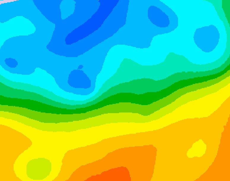 GDPS 500 millibar geopotential height 210 hour forecast chart for Canada based on 2026/10/14 0000Z data
