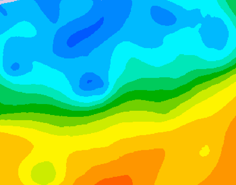 GDPS 500 millibar geopotential height 216 hour forecast chart for Canada based on 2026/10/14 0000Z data