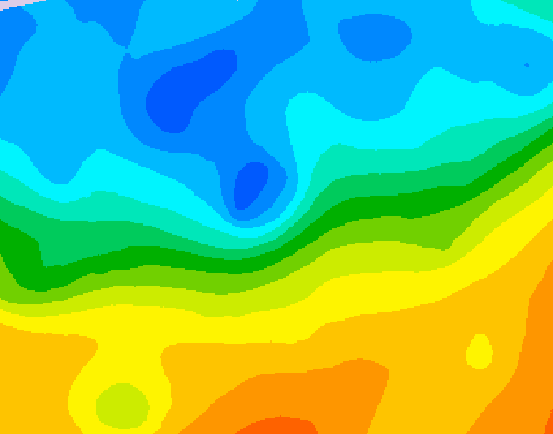 GDPS 500 millibar geopotential height 228 hour forecast chart for Canada based on 2026/10/14 0000Z data
