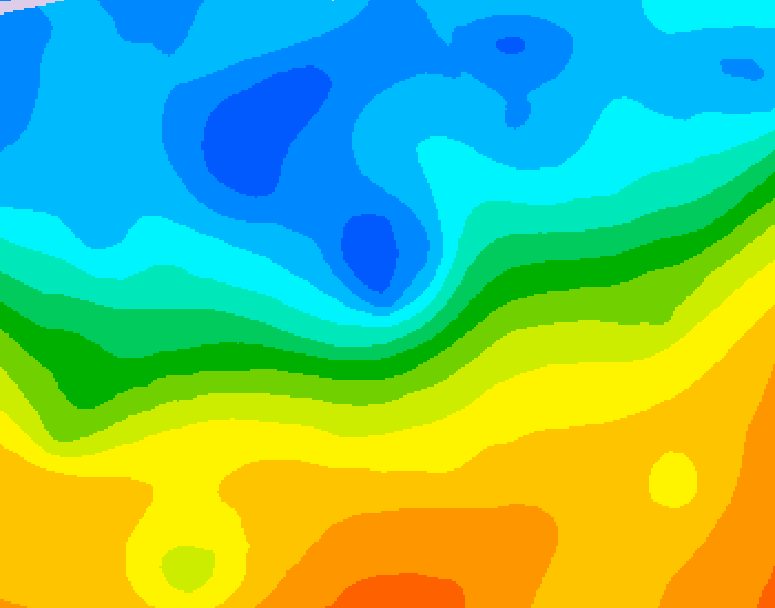 GDPS 500 millibar geopotential height 234 hour forecast chart for Canada based on 2026/10/14 0000Z data
