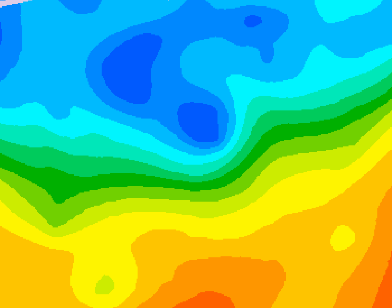 GDPS 500 millibar geopotential height 240 hour forecast chart for Canada based on 2026/10/14 0000Z data
