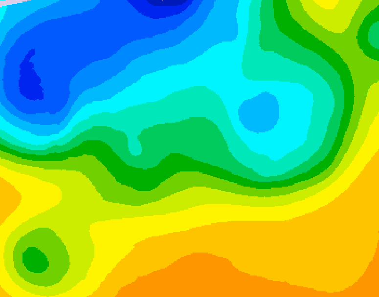 GDPS 500 millibar geopotential height 168 hour forecast chart for Canada based on 2026/10/14 1200Z data