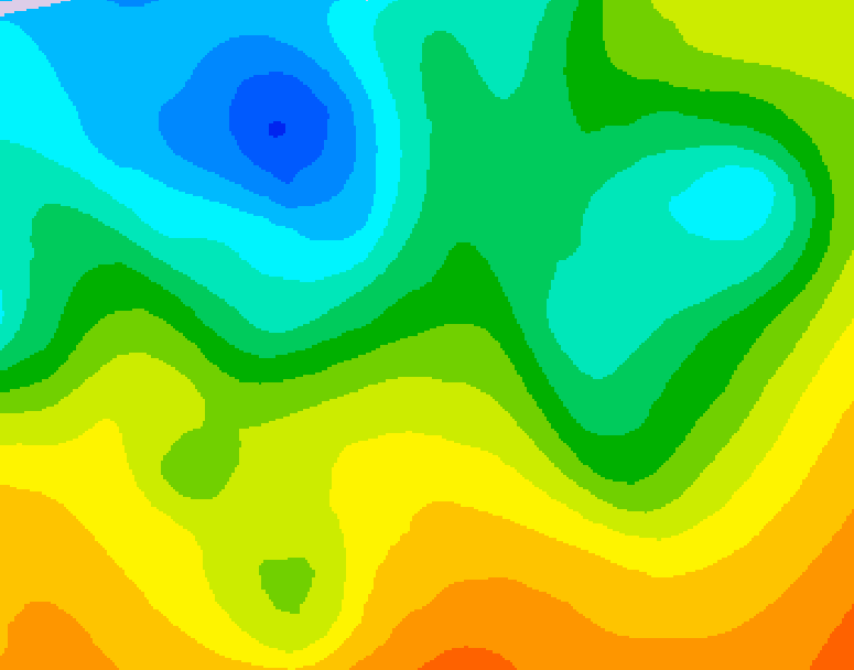 GDPS 500 millibar geopotential height 228 hour forecast chart for Canada based on 2026/10/14 1200Z data