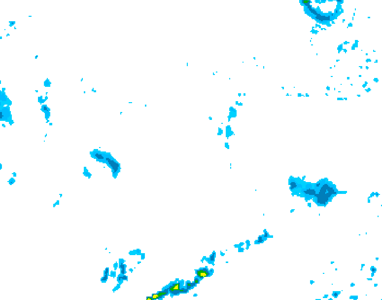GDPS precipitation 012 hour forecast chart for Canada based on 2026/10/14 0000Z data